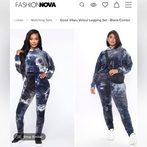 NWT | FASHION NOVA | Velour Matching Set